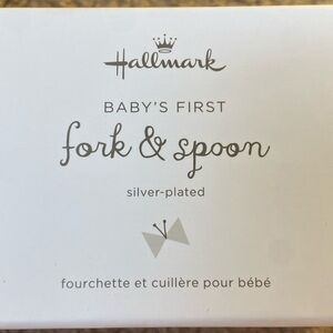 Hallmark Baby’s First fork and spoon silver-plated